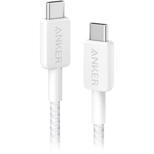 [A81F6H21-1] Anker 322 Braided USB-C Cable 6' White