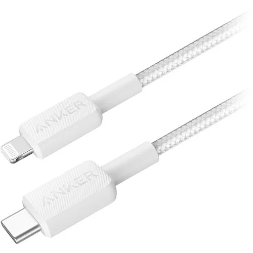 [A81B7H21-1] Anker Bio-Braided USB-C to Lightning Cable 10' White