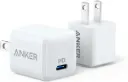Anker PowerPort Nano 20W USB Type-C Wall Charger White 2pk