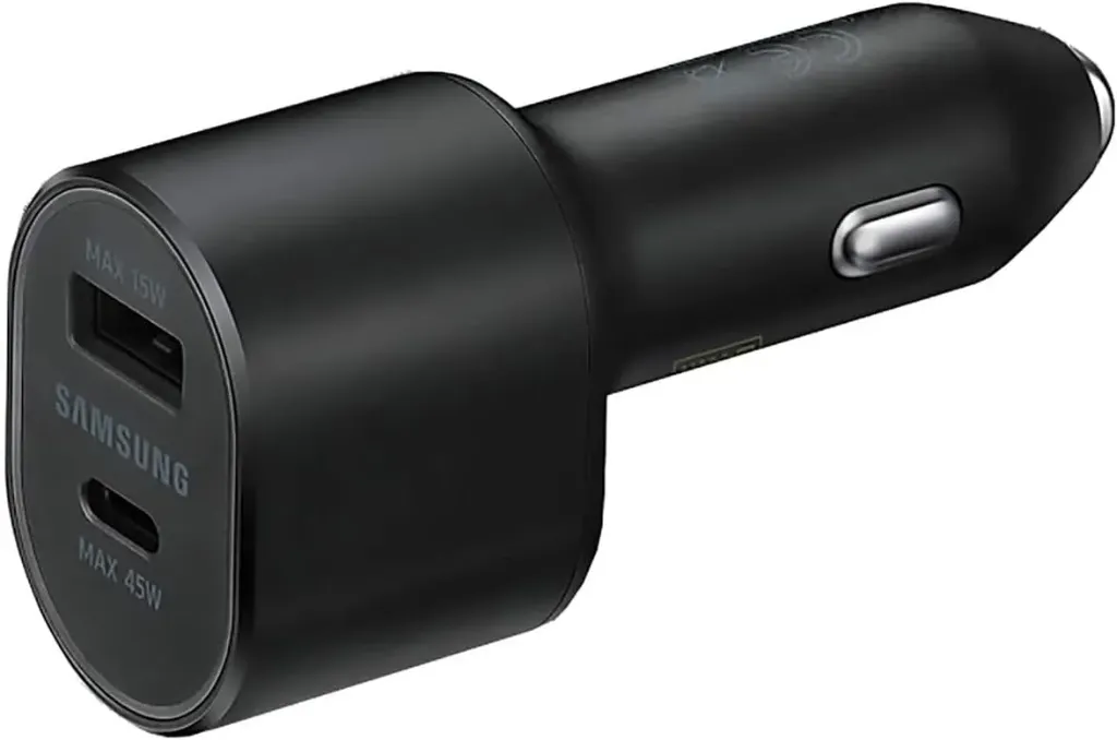 [EP-L5300XBEGWW] Samsung Super Fast Dual Car Charger (45W+15W) Dual Ports USB-C & USB-A
