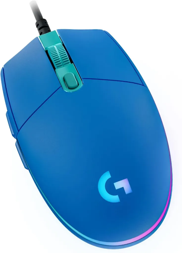 [910-005792] Logitech G203 Wired Gaming Mouse 8000 DPI Blue