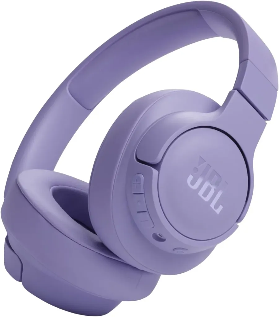 [JBLT720BTWHTAM] JBL Tune 720BT Over-Ear Wireless Headphones (White)