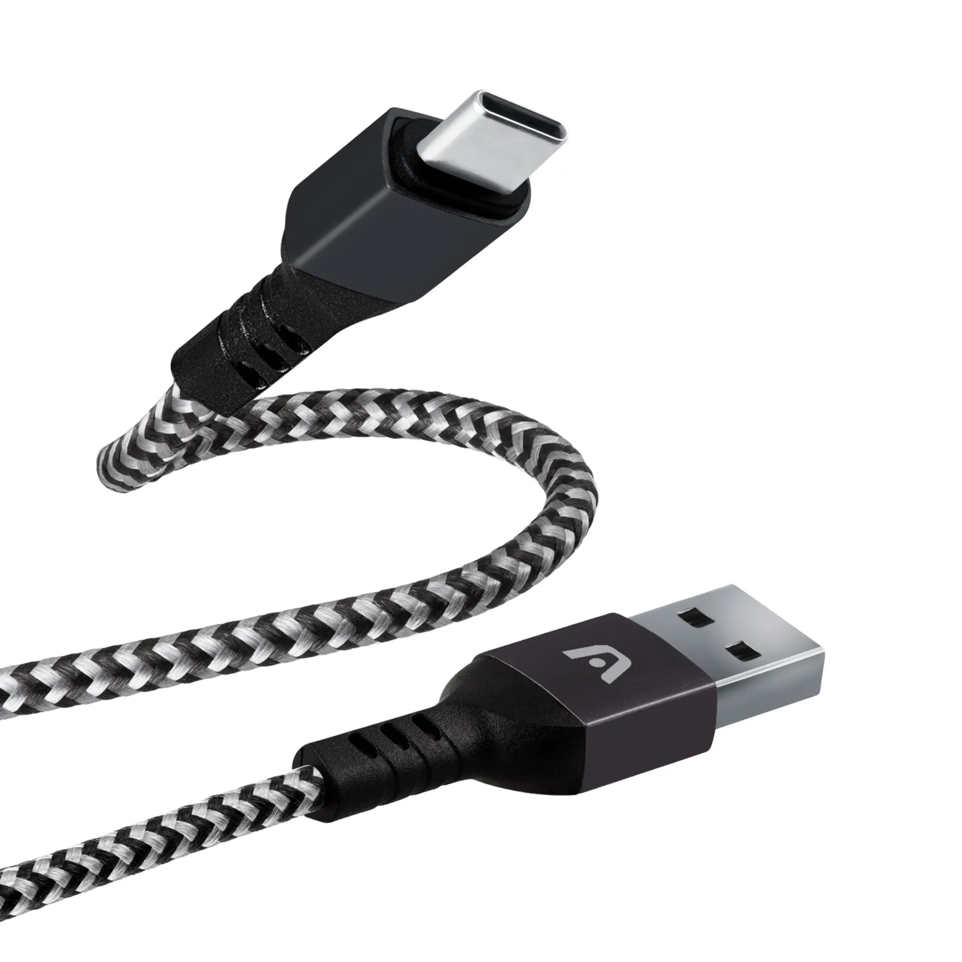 Argom Dura Form USB-C to USB Cable 6ft/1.8m Black