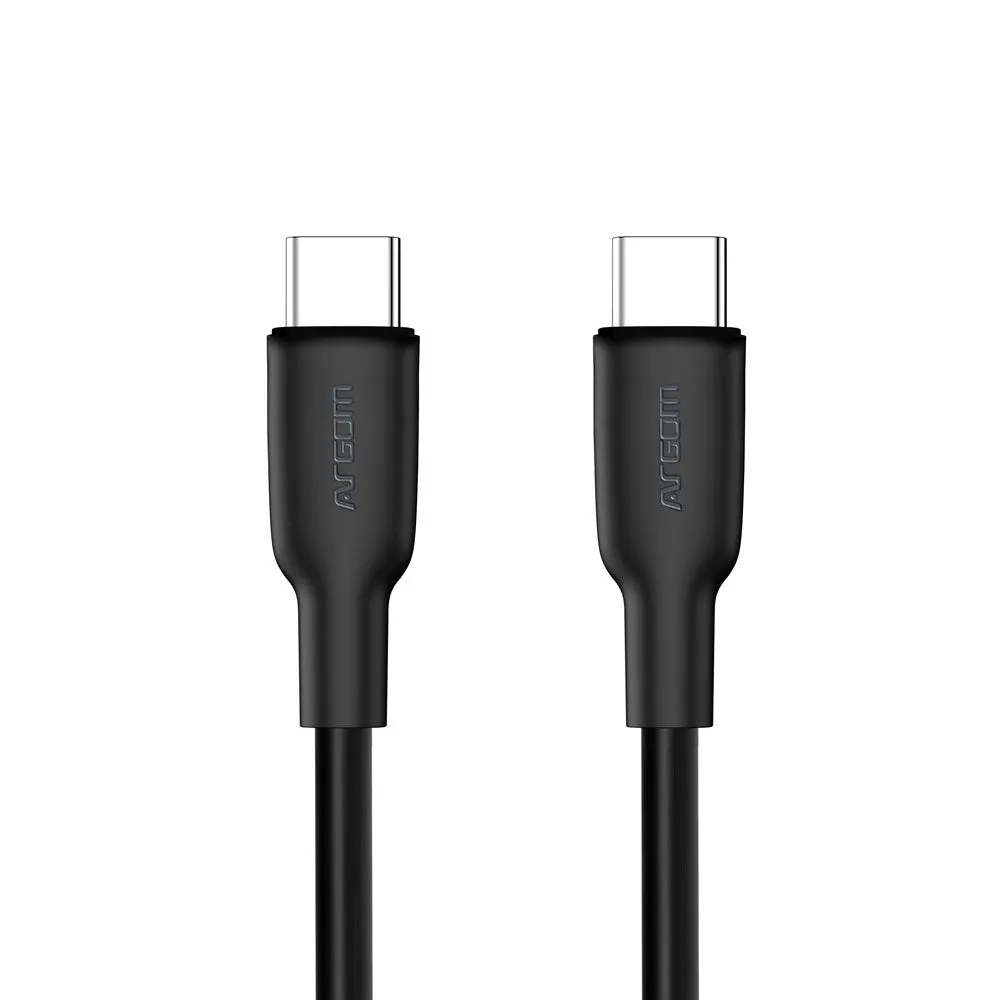 [ARG-CB-0070BK] Argom Dura Flex USB-C to USB-C 65W Cable 6ft/1.8m