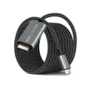 Argom USB-C to HDMI 4K 60Hz Nylon Braided Cable 6ft/1.8m