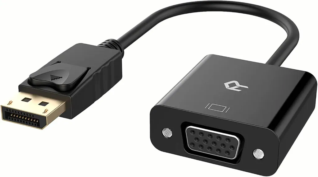 [1142-ADAPTER-DP-VGA] Rankie DisplayPort to VGA Adapter