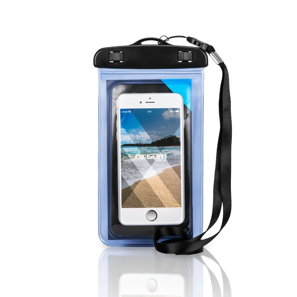 [ARG-AC-0451BL] Argom Waterproof Cellphone Pouch Blue
