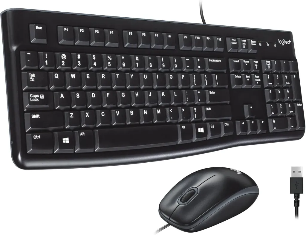 [920-002565] Logitech MK120 USB Keyboard & Mouse Combo
